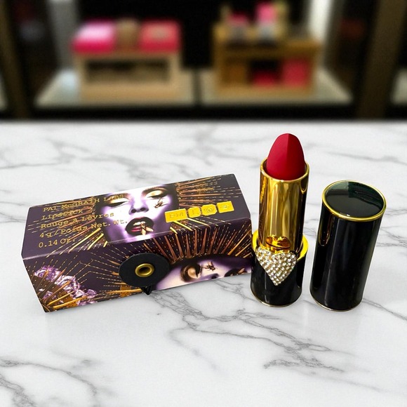 Pat McGrath MatteTrance ELSON Limited Edition PAVÉ HEARTS Lipstick NEW - Picture 1 of 10